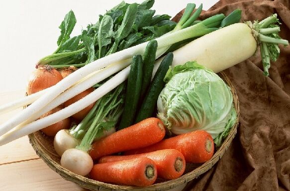 Perder peso das verduras