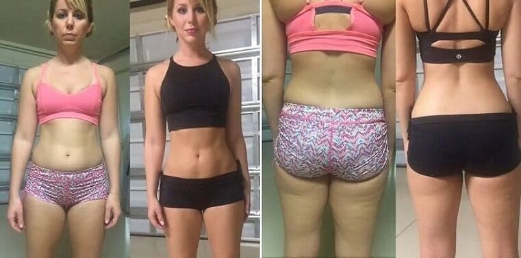 Fotos antes e despois da dieta ceto